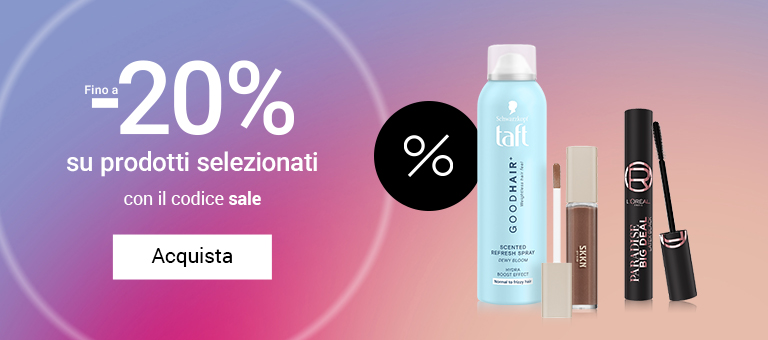 Notino: fino a -20% su prodotti selezionati con il codice sale