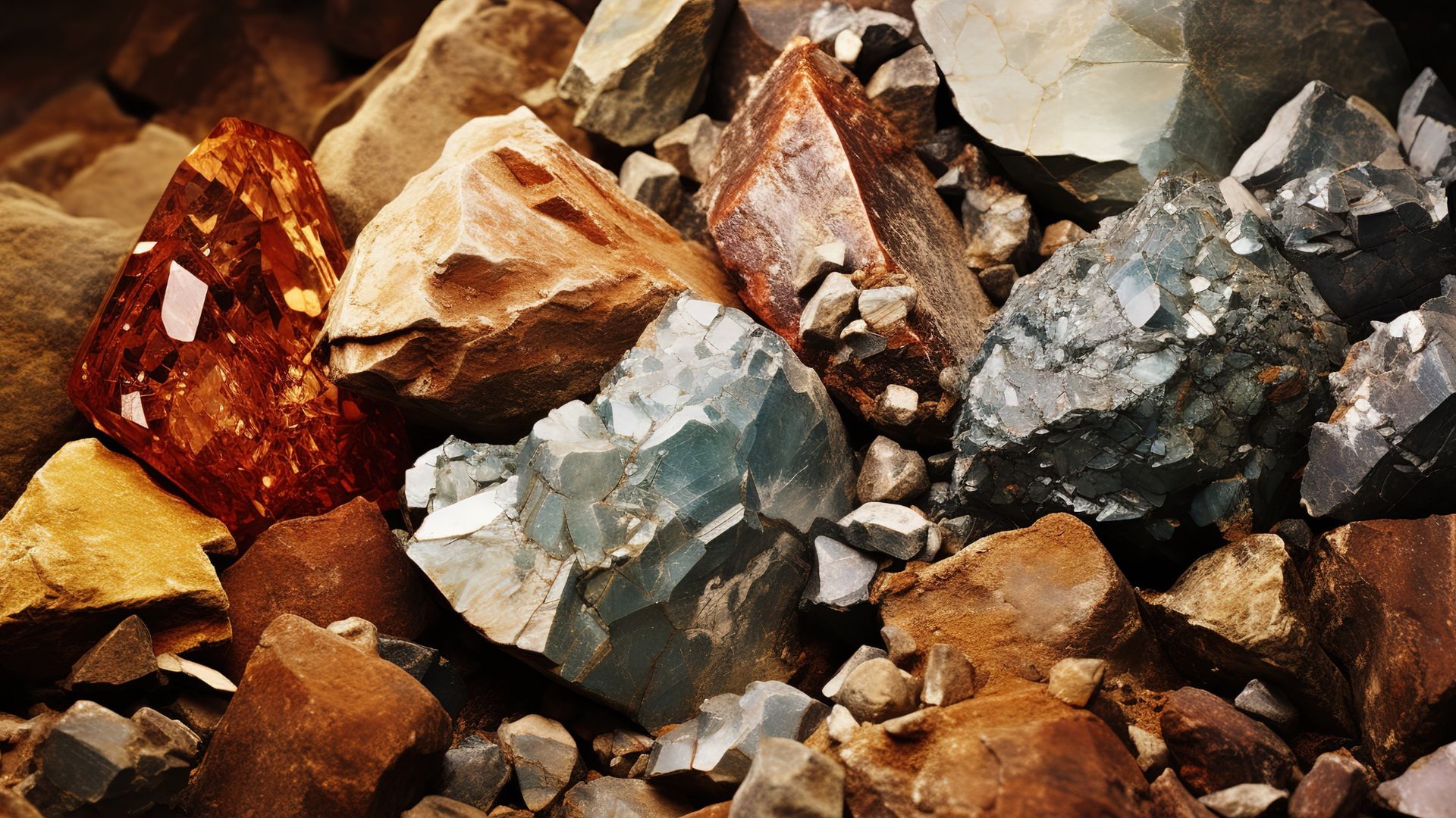 Pigmenti minerali dai toni terrosi