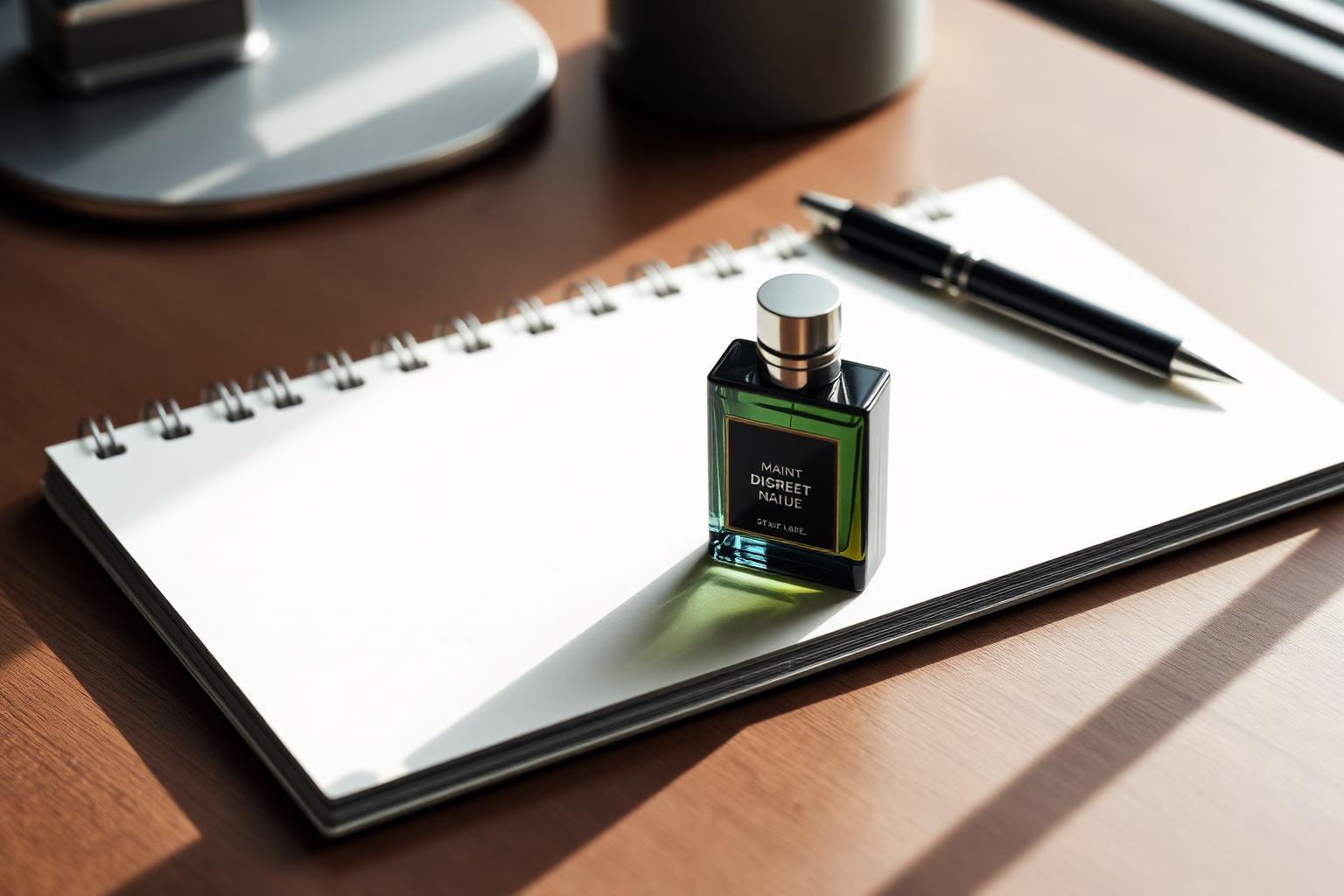 Boccetta di profumo durante la lavorazione artigianale