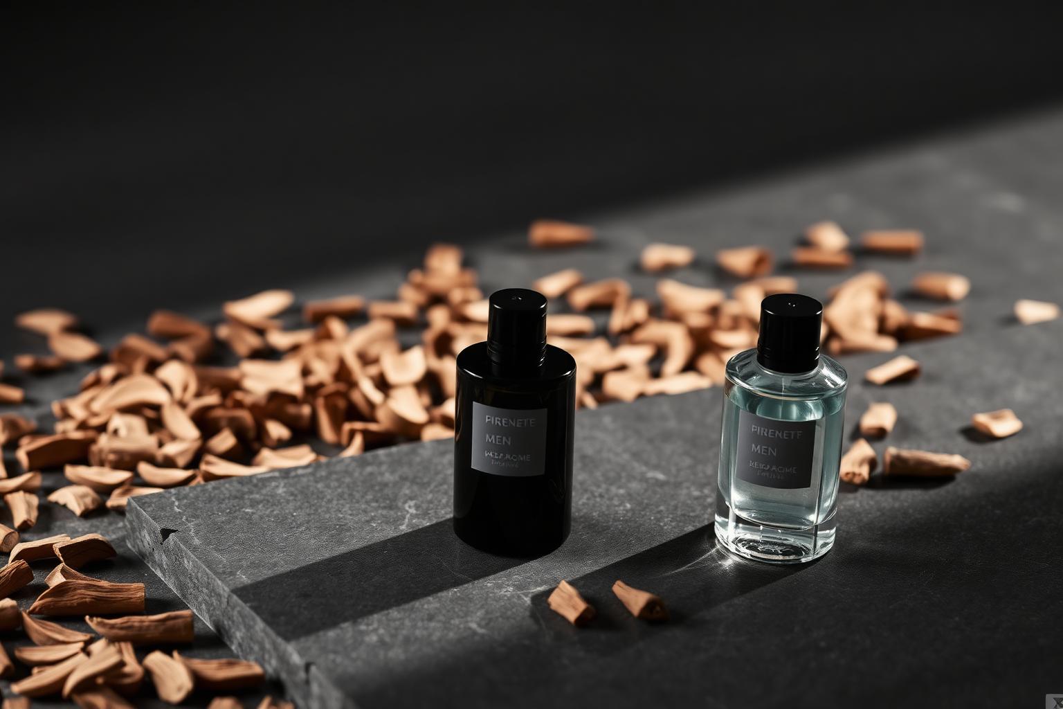 Boccetta di profumo durante la lavorazione artigianale