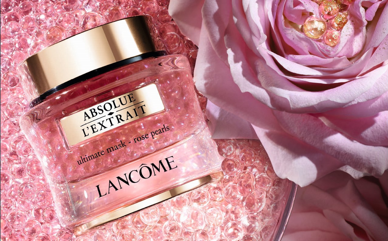 Le microperle rosa di Absolue L'Extrait Siero Maschera