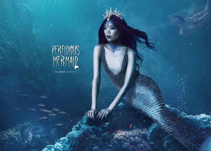 Perfidious mermaid: Halloween make up