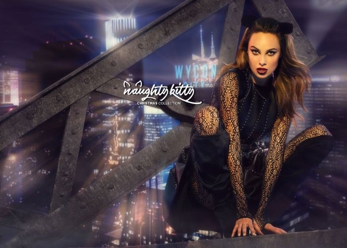 Trucco Natale viso. Naughty kitty Christmas and Winter Collection