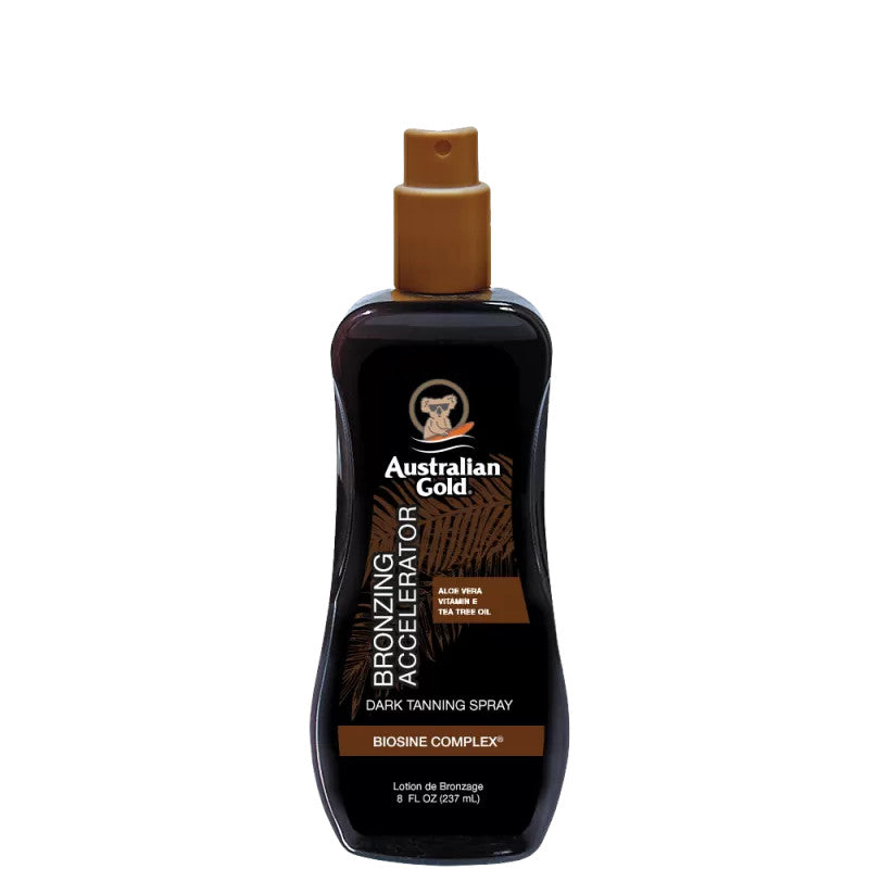 Dark Tanning Accelerator Spray Gel with Bronzers 237 ML - 237 ML