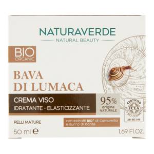 Natural Beauty Bio Bava Di Lumaca Crema Viso Idratante - Elasticizzante 50 ml