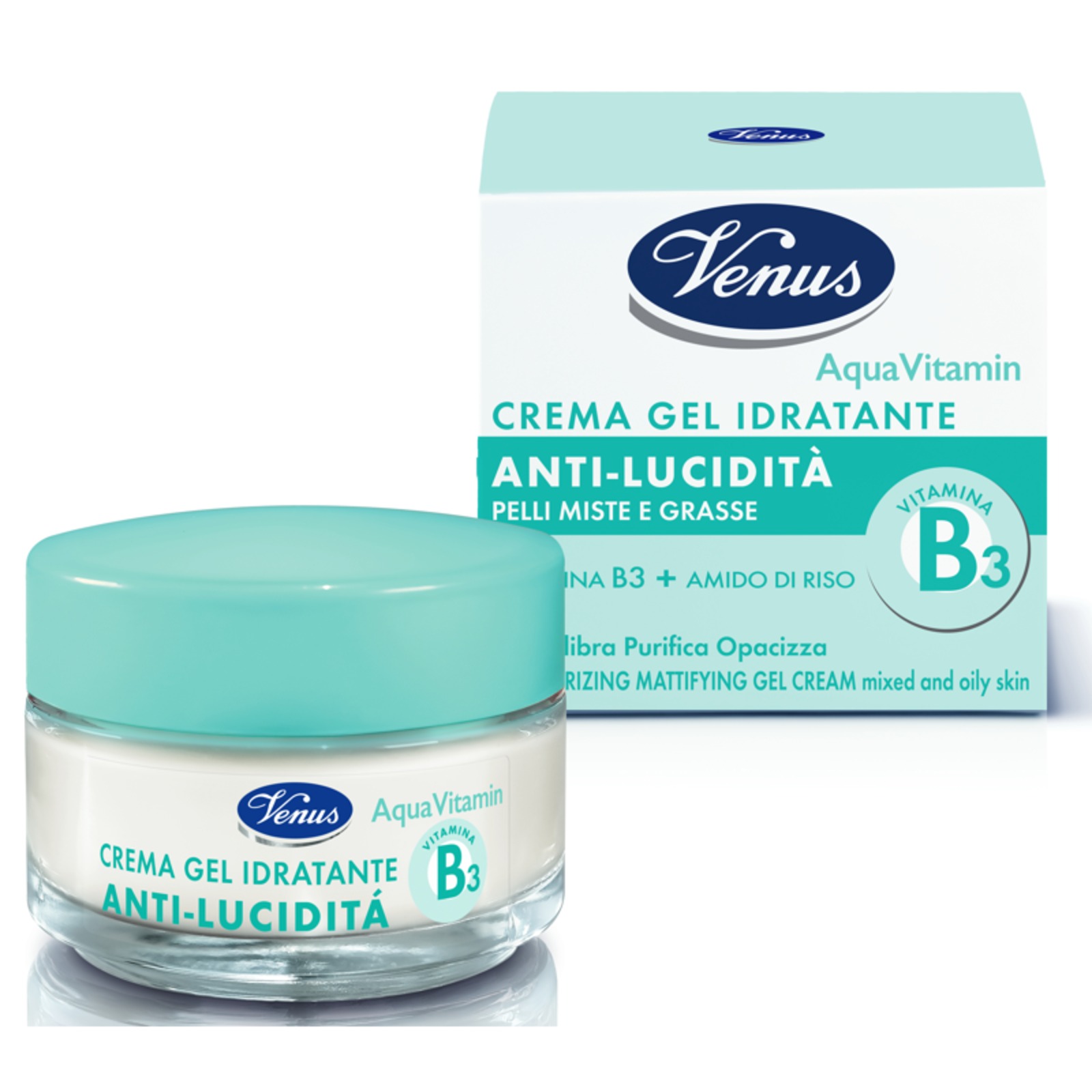 Aqua Vitamin Crema Gel Idratante Anti Lucidita' Vitamina B3 50 ml