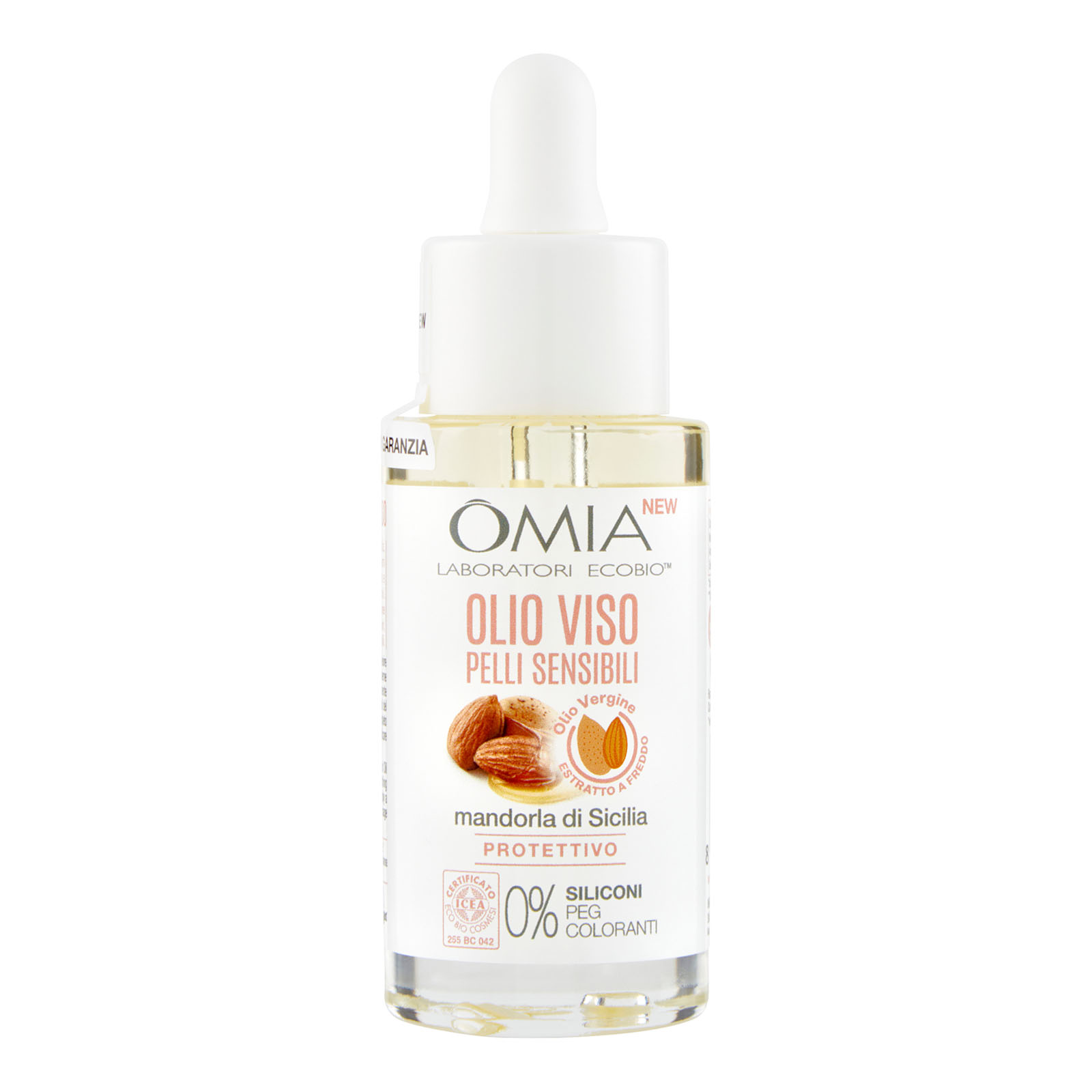 Olio Viso Pelli Sensibili Mandorla Di Sicilia Protettivo 30 ml