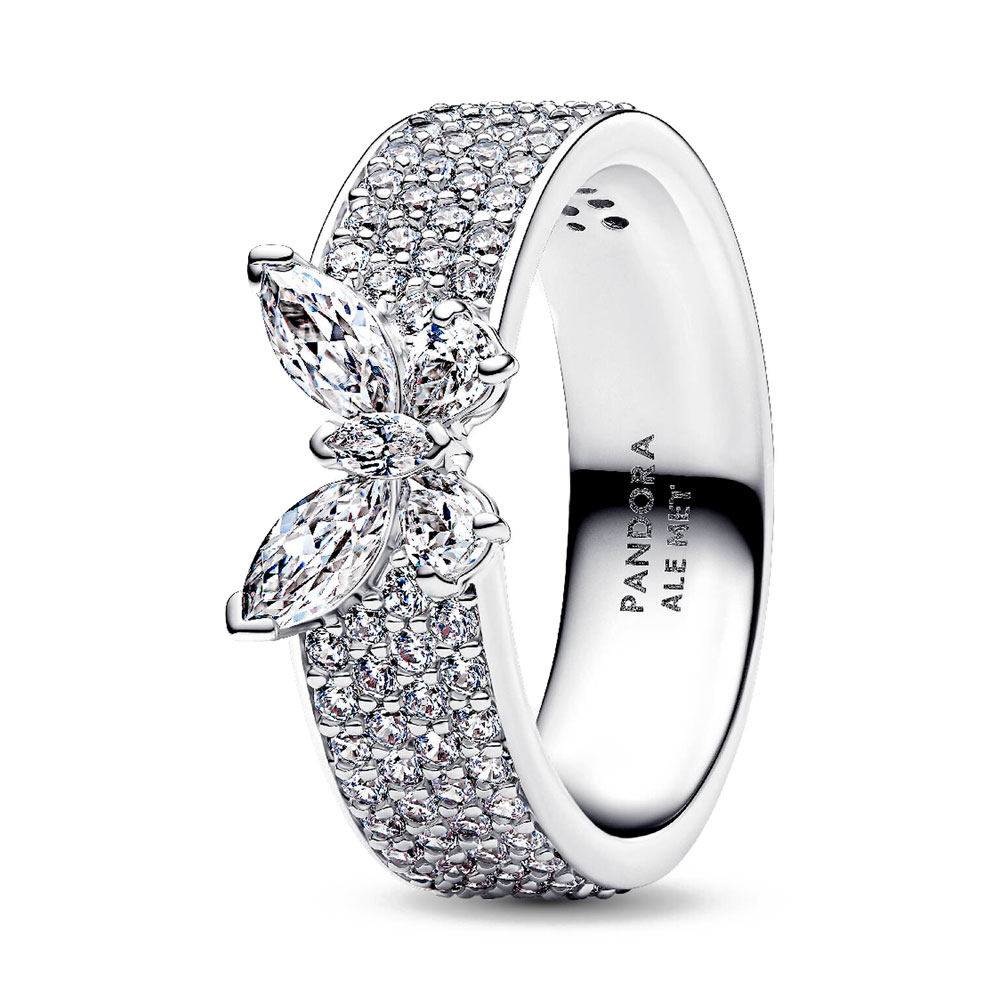 Pandora Anelli Anello largo a farfalla, scintillante 194270C01