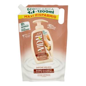 Almond & Karitè Sapone Liquido Burro Di Karitè E Olio Di Mandorla Ecoricarica 1200 ml