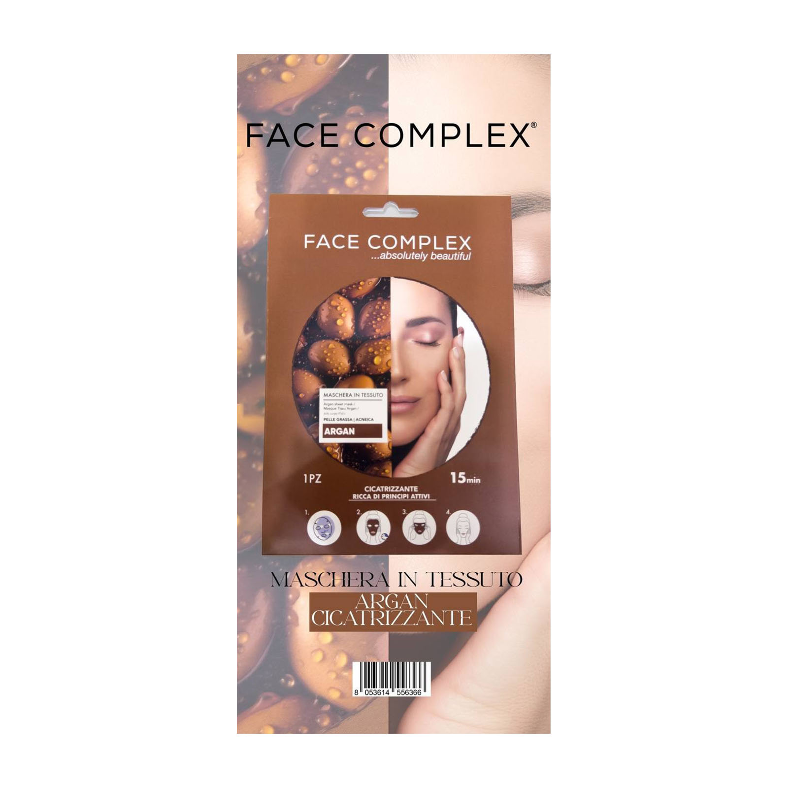Maschera In Tessuto Argan 28gr