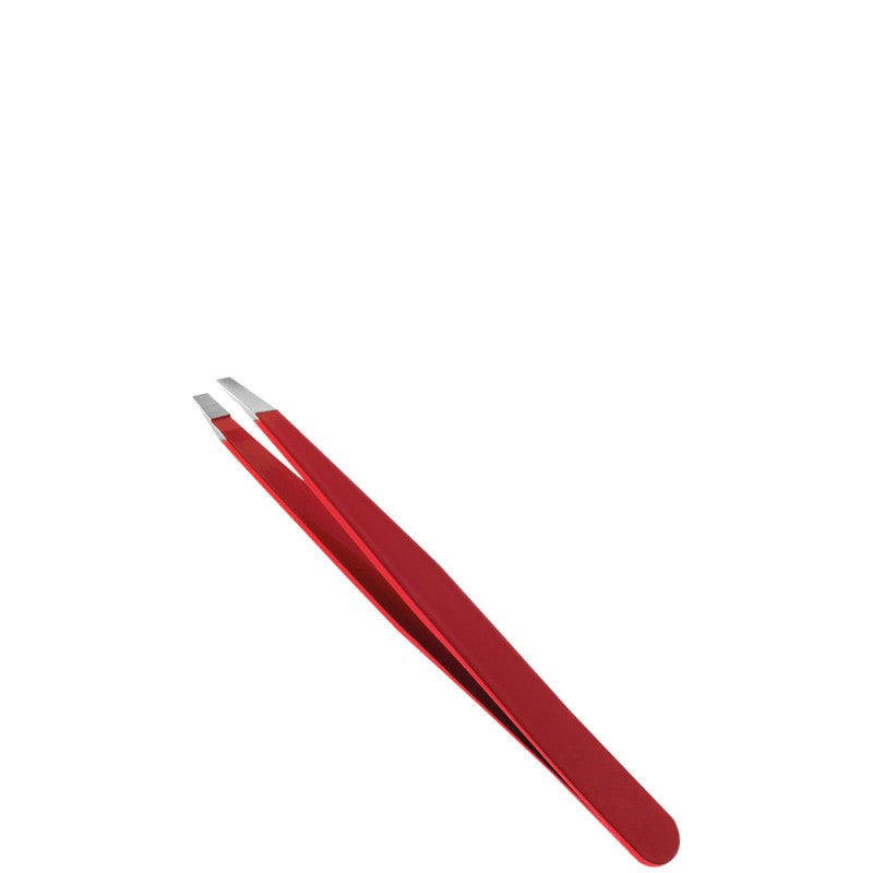 Pinzetta Inox Punta Obliqua Rossa N1026 - N1026