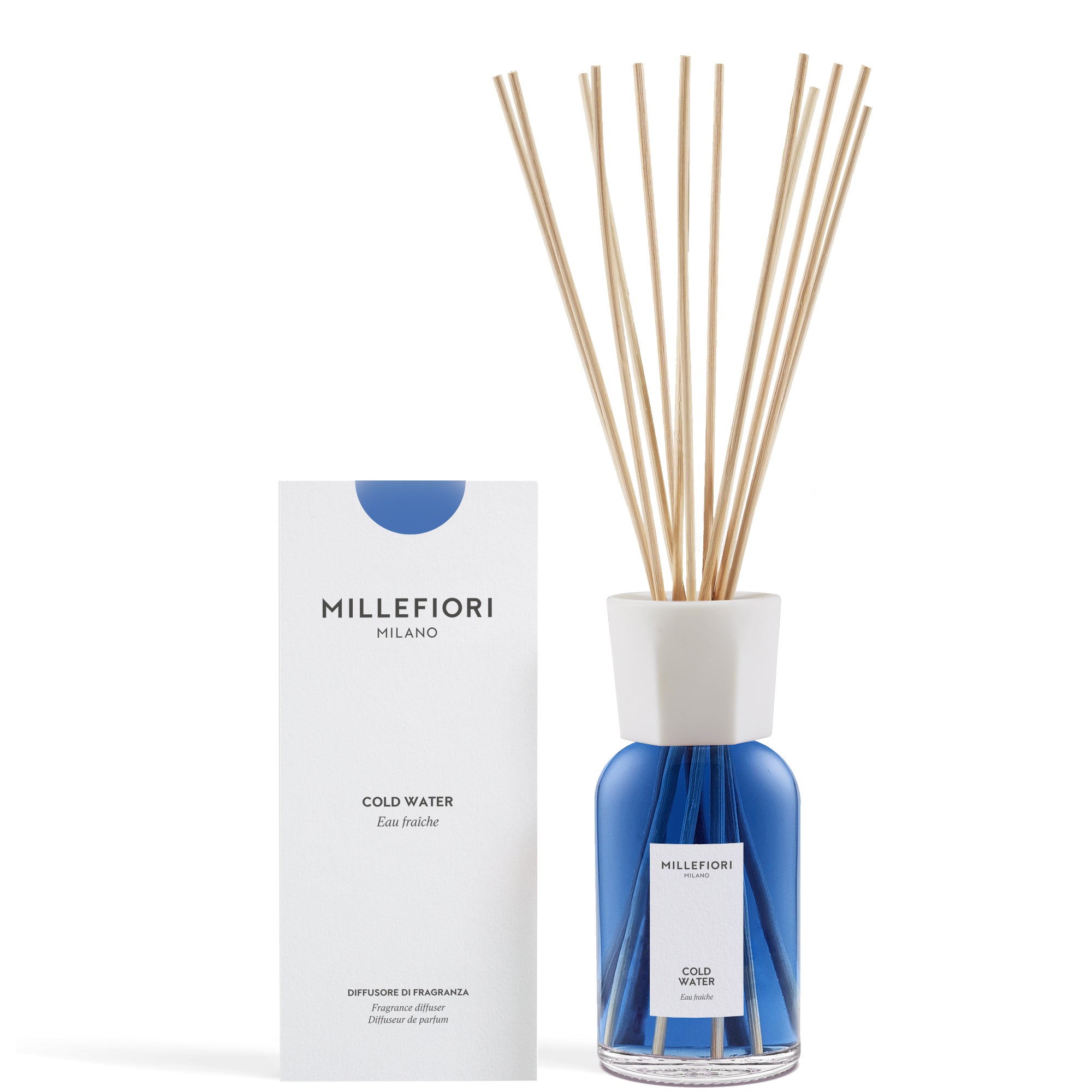 Millefiori Milano Diffusore a Bastoncini Cold Water - 500 ML