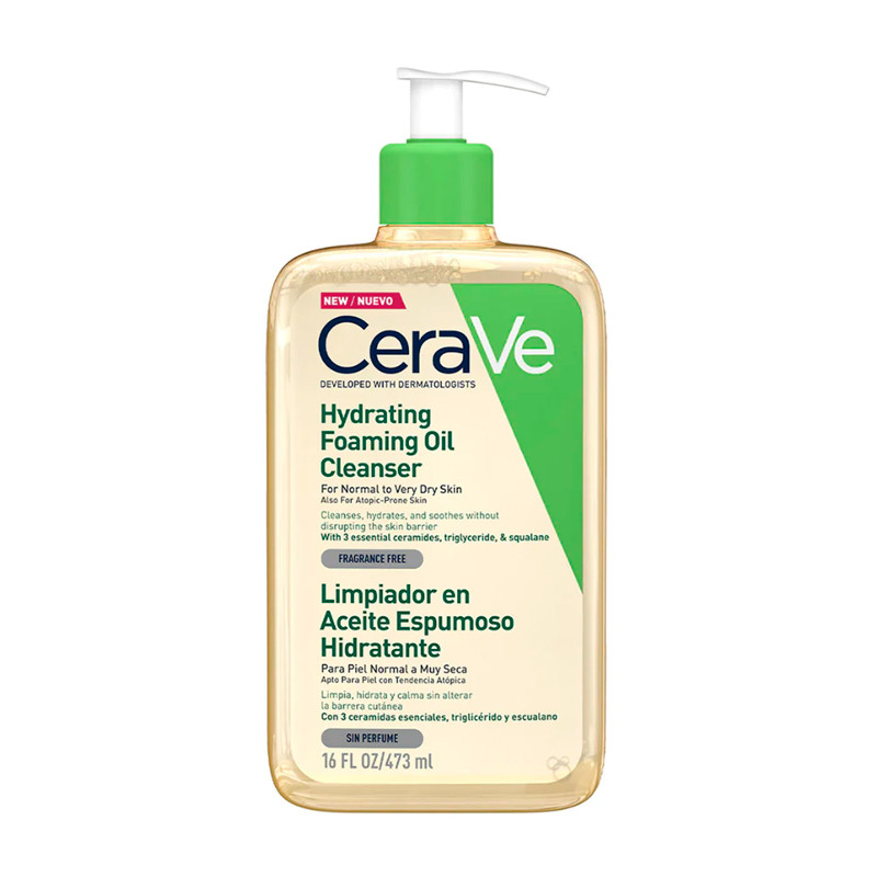 Cerave Trattamenti Corpo Hydrating Foaming Oil Cleanser Detergente oleoso schiumogeno idratante
