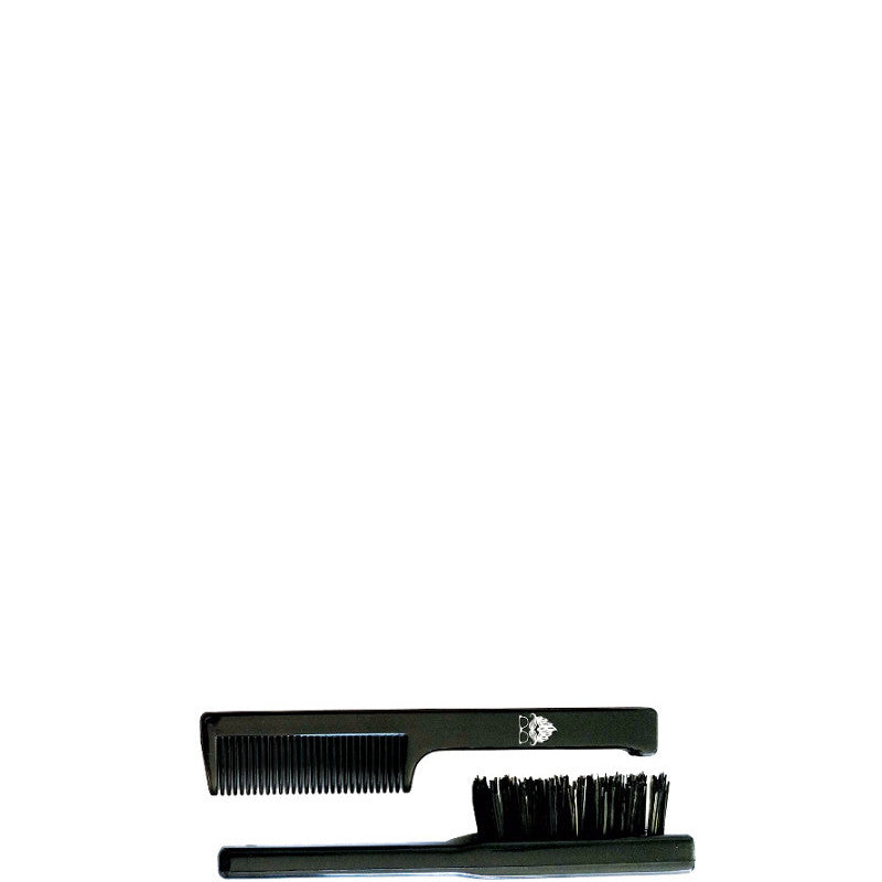 Kit Spazzola e Pettine Per Barba e Baffi 1 Spazzola e 1 Pettine - 1 Spazzola e 1 Pettine