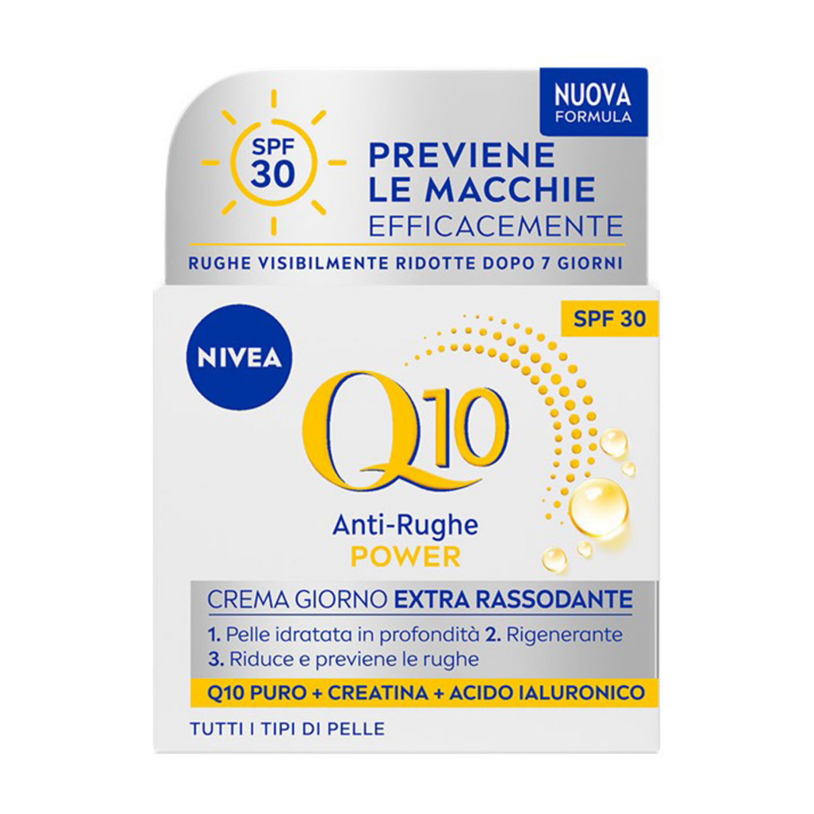 Q10 Power Crema Viso Anti-rughe Giorno Extra Rassodante Spf30 Per Tutti I Tipi Di Pelle 50 ml