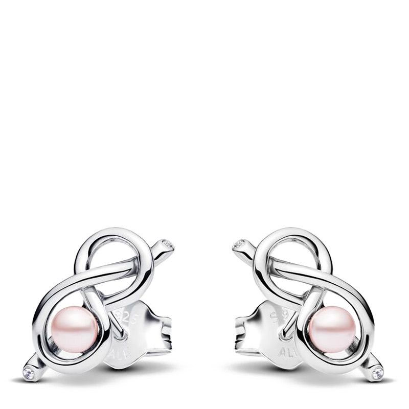 Pandora Orecchini Infinity Knot Stud Earrings 293761C01