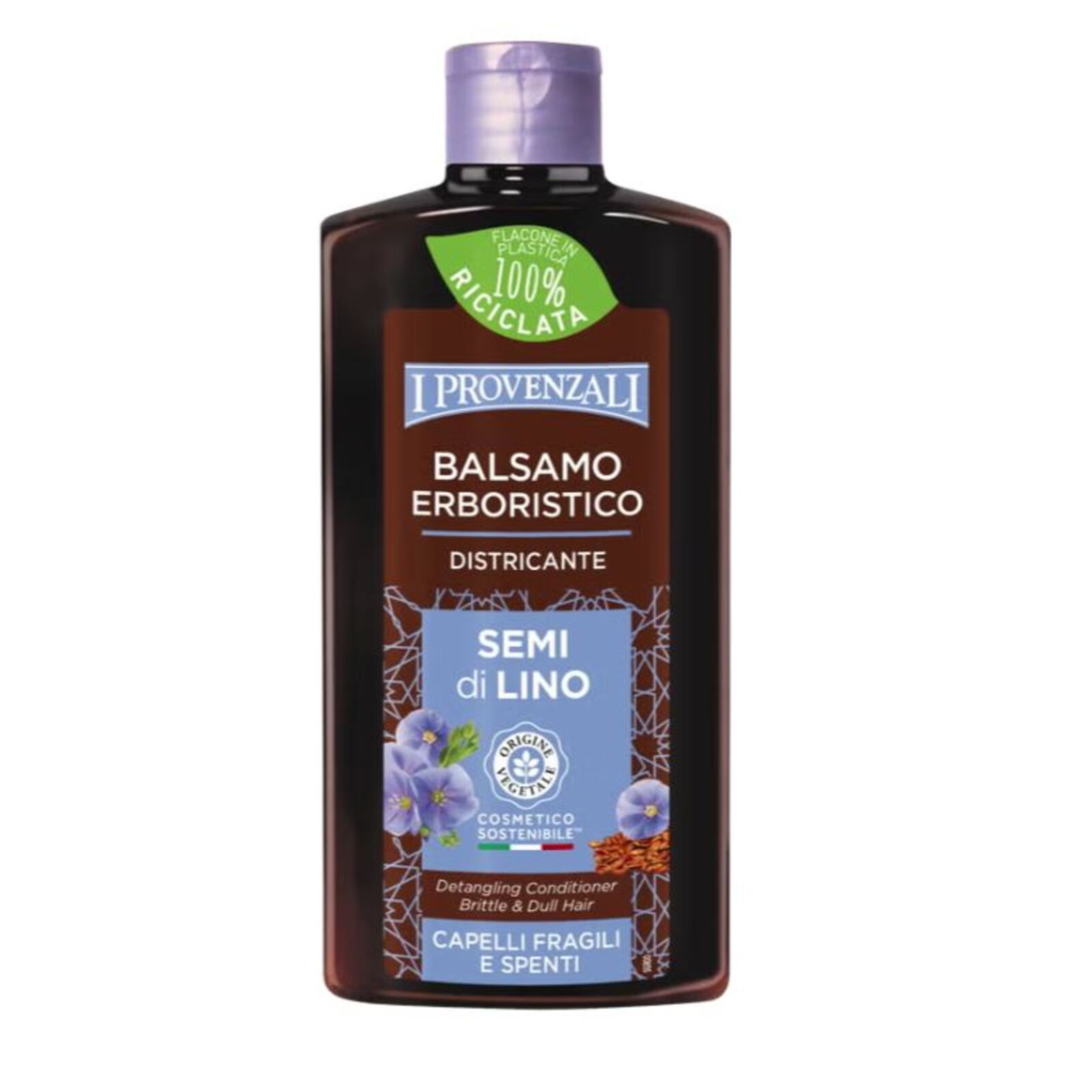 Balsamo Districante Semi di Lino Capelli Tinti e Spenti 200 ml