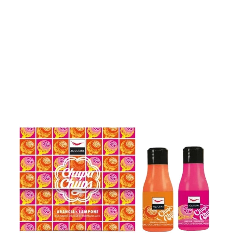 Chupa Chups Arancia - Lampone Bath & Shower Gel Mini - 125 ML x 2