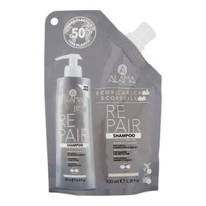 Eco-refillme Repair Shampoo Ristrutturante Per Capelli Danneggiati E Sfibrati 110 ml
