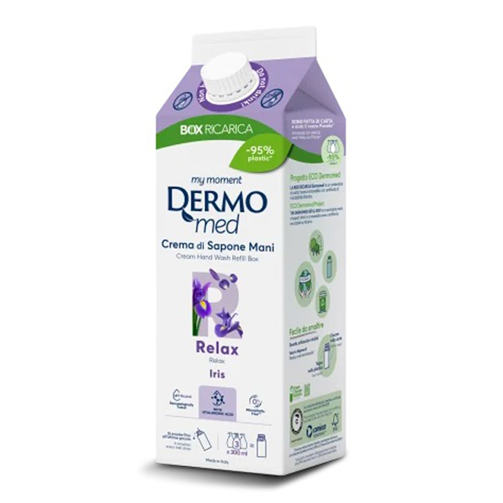 Crema Sapone Iris Box Ricarica 900 ml