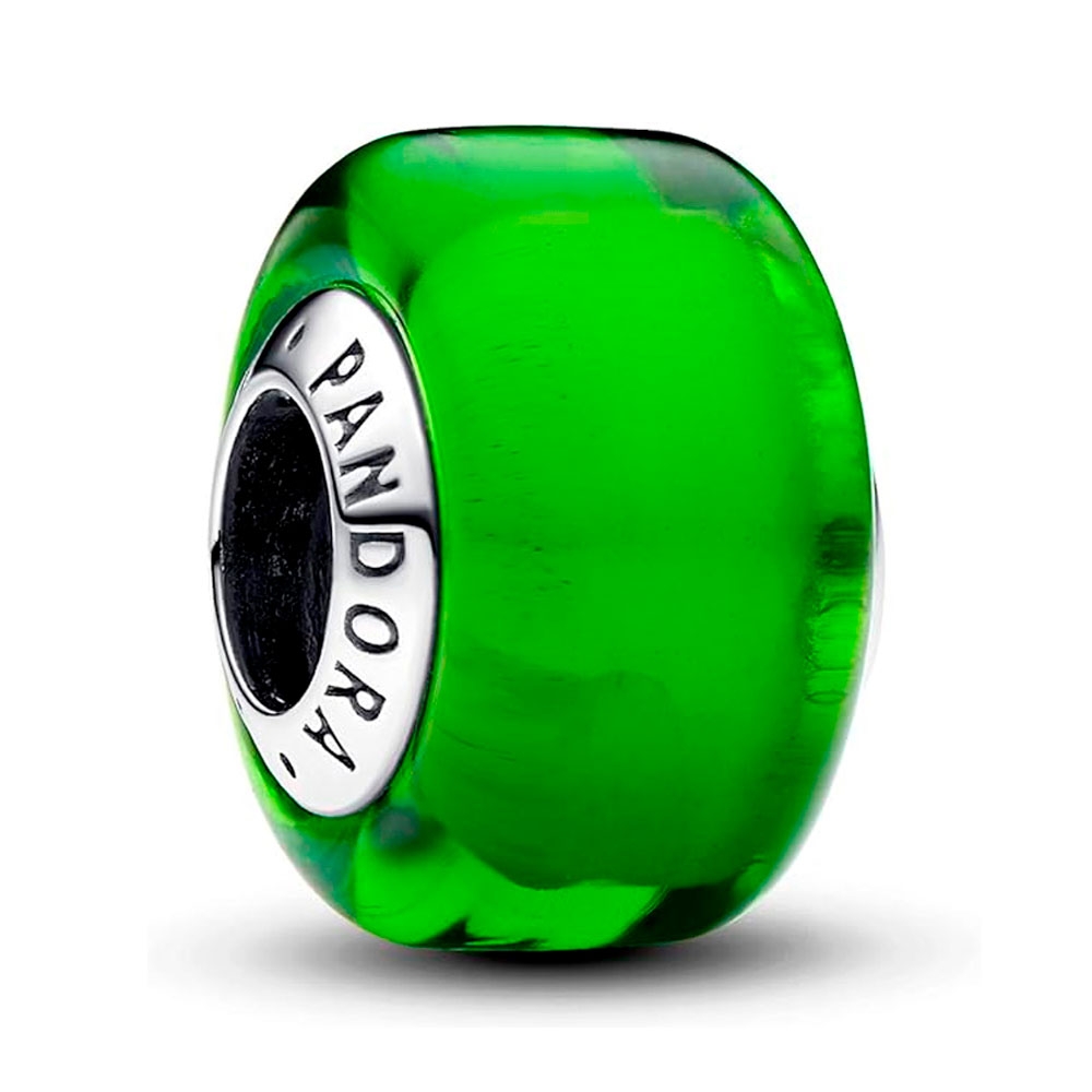 Pandora Charms CIONDOLO MINI VETRO DI MURANO VERDE 793106C00