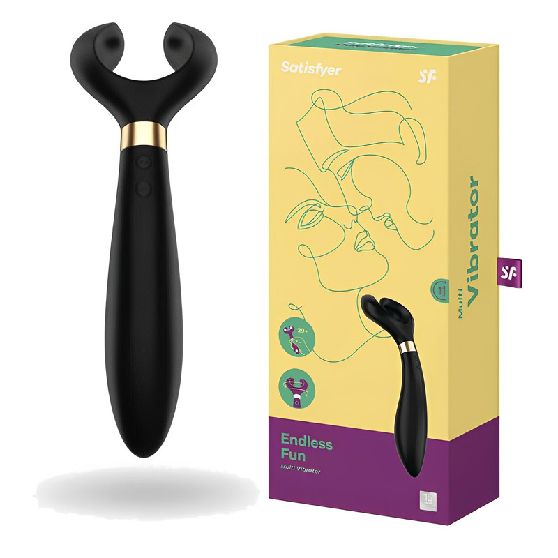 Satisfyer Benessere intimo Partner Multifun 3 Black