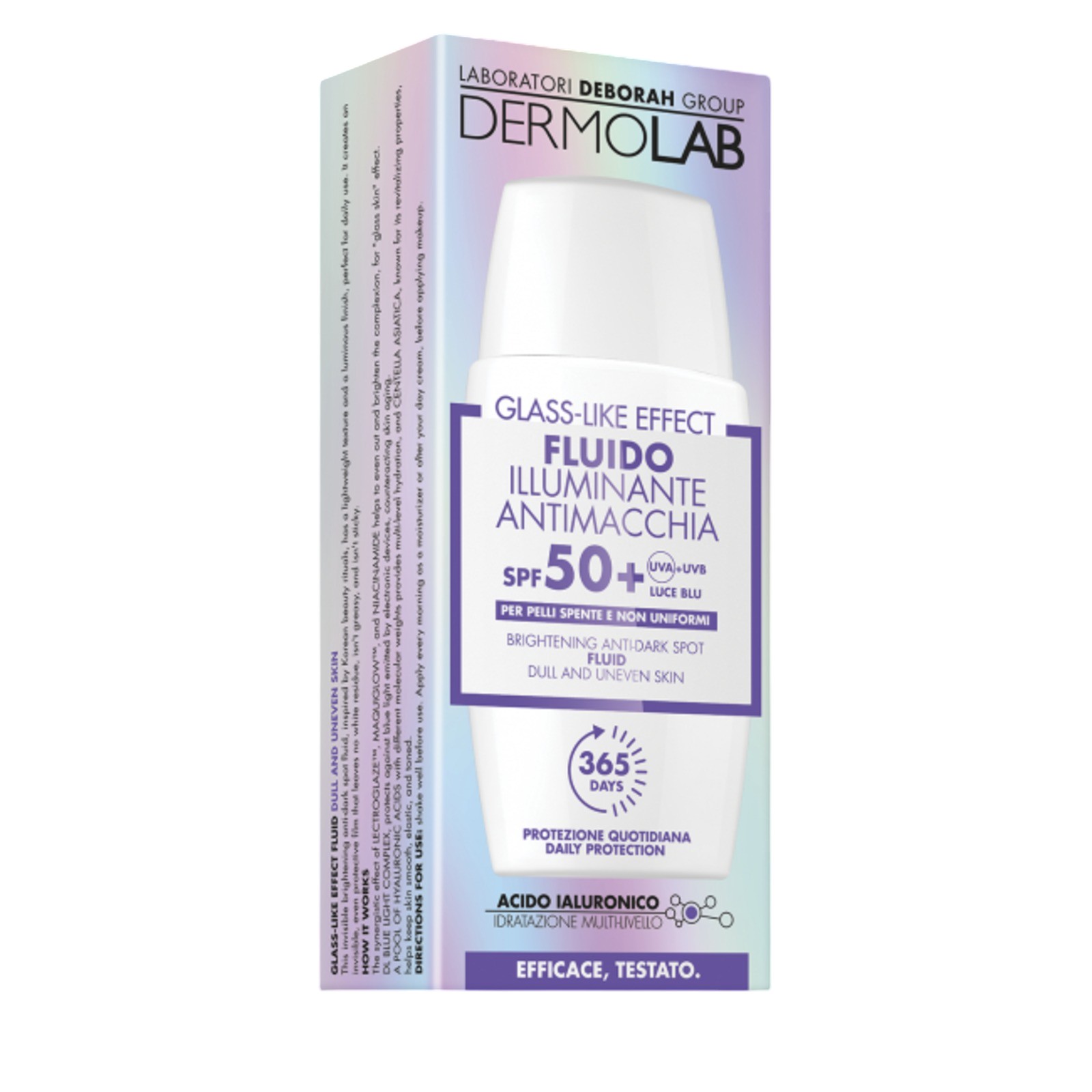 Glass Like Effect Fluido Illuminante Anti Macchia Spf 50+ 40 ml