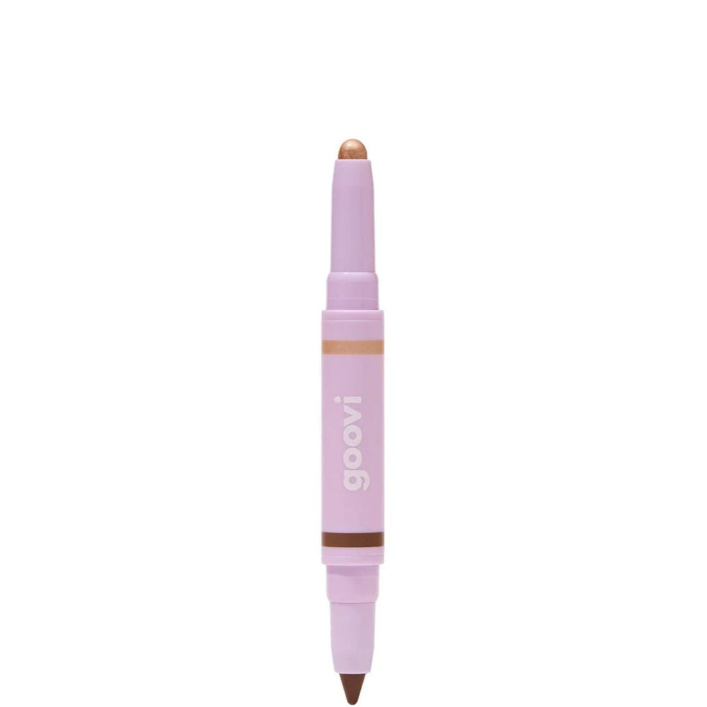 Goovi Ombretto Stick Duo - Couple Goals - N. 01 MOCHA GOLD