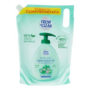 Sapone Liquido Igienizzante Con Antibatterico Tè Verde E Verbena Ecoricarica 1000 ml