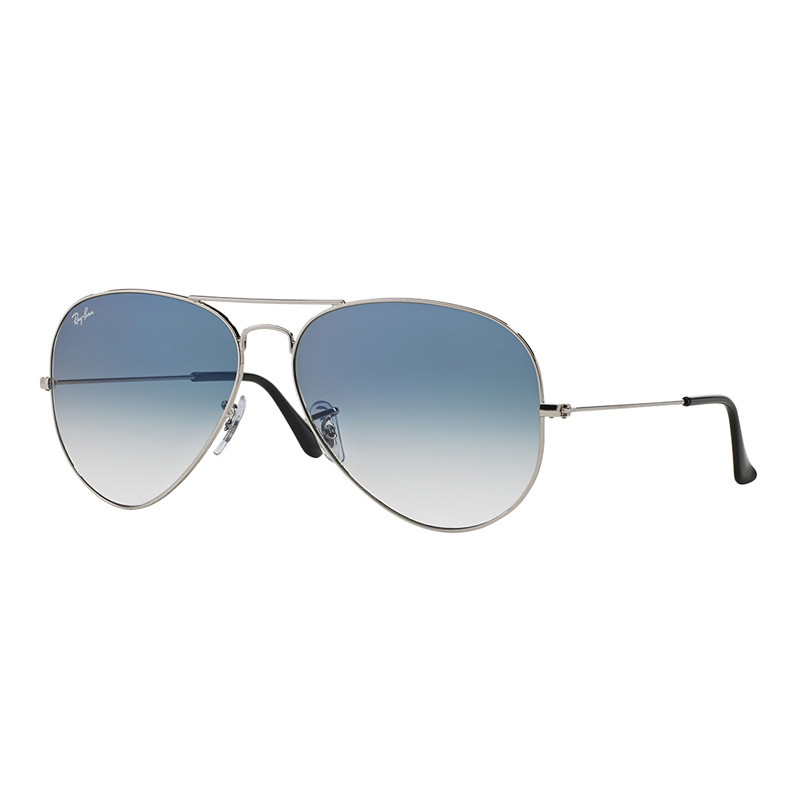Ray-ban Occhiali da sole unisex RB3025 003/3F T58 Aviator Large Metal Crystal Gradient Light