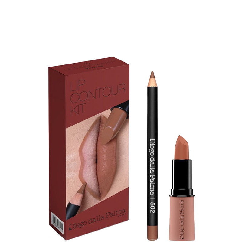 Lip Contour Kit ROSSETTO + MATITA - N. 502 MOU + MATITA 12CM WARM SAND