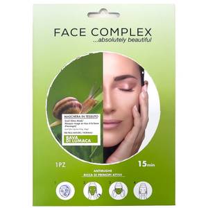 Maschera Tessuto Viso Antirughe Coadiuvante Collagene 1 Pz