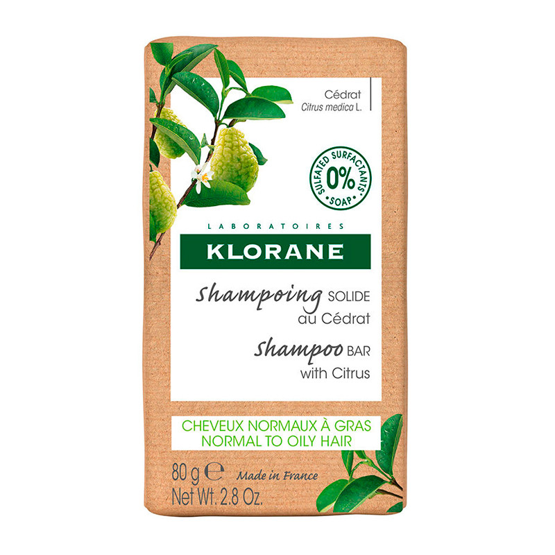Klorane Shampoo Champú sólido a la cidra