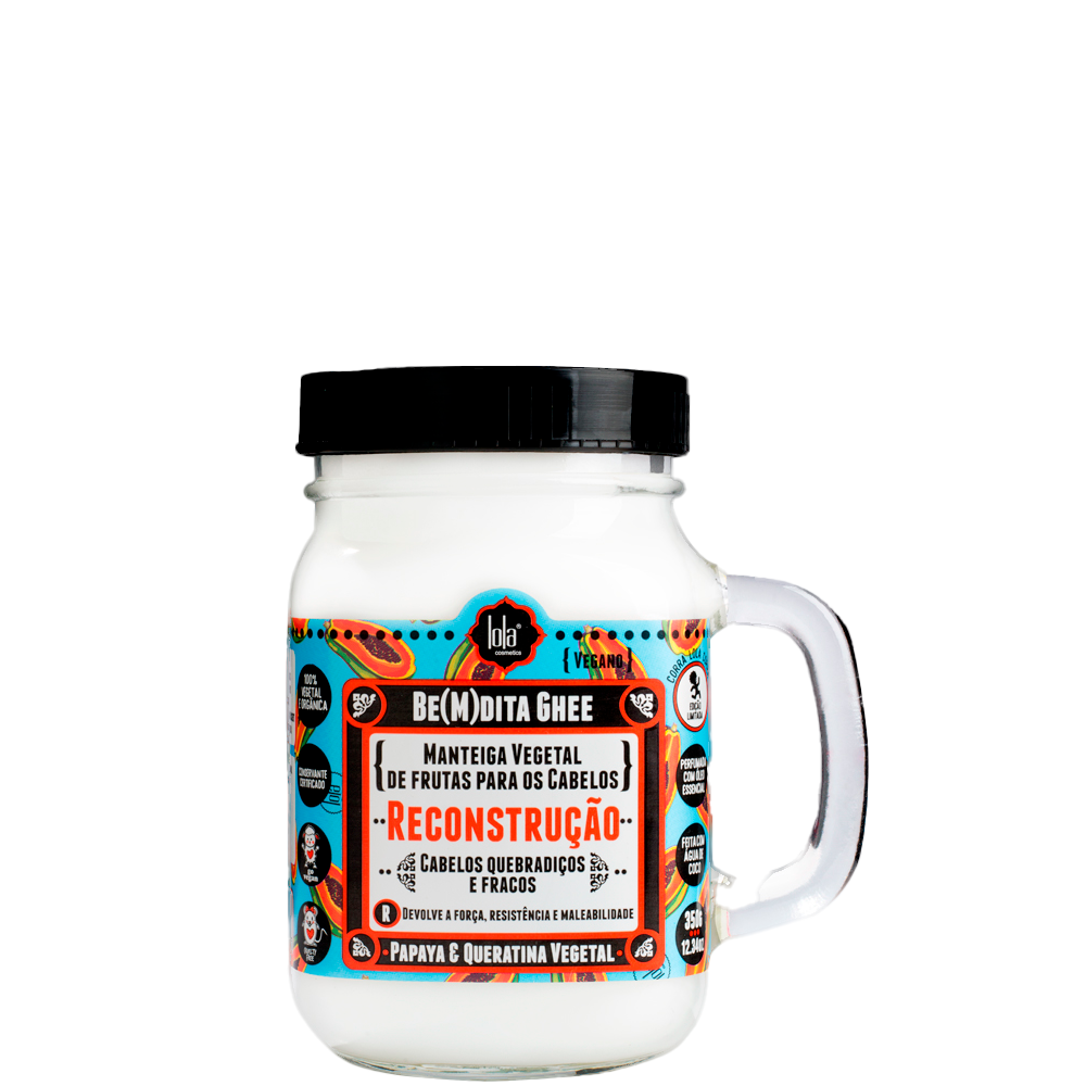 Lola from Rio Be(M)Dita Ghee Maschera Ricostruttiva Papaia e Cheratina Vegetale 350 GR - 350 GR