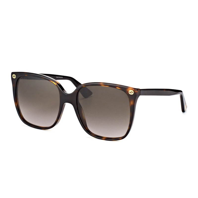 Gucci Eyewear Occhiali da sole da donna GG0022S 003 Havana-Brown