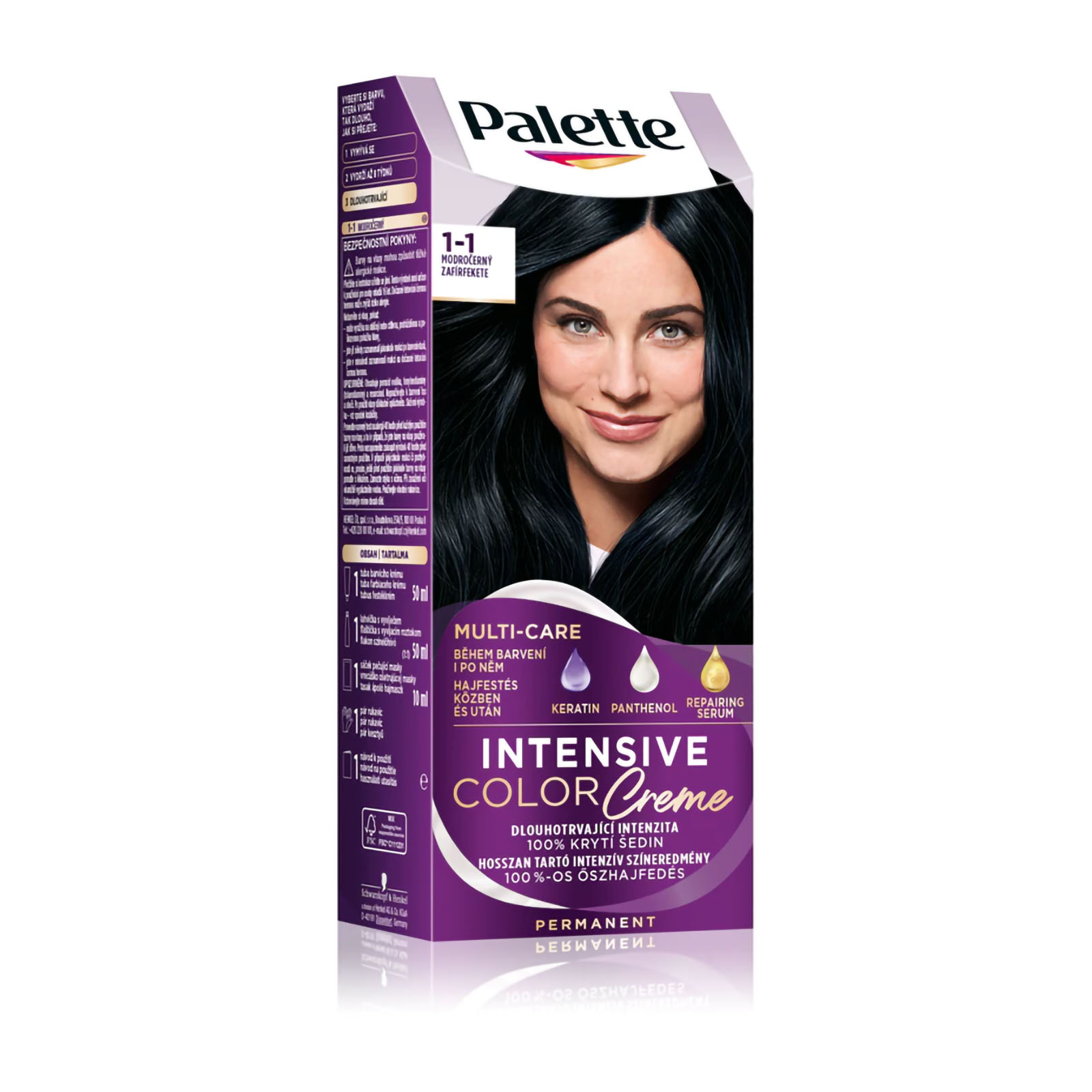 Palette Intensive Color Creme 1.1 Blu Nero