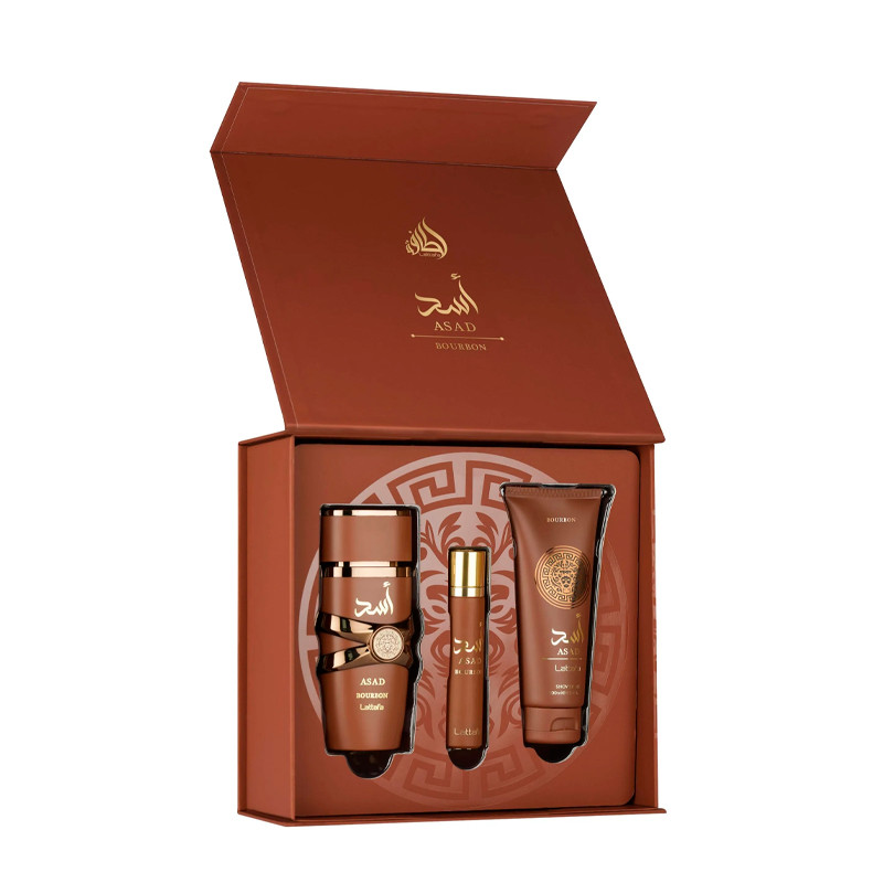 Lattafa Asad Bourbon Set - 1 UD. Eau de Parfum Profumi da Uomo
