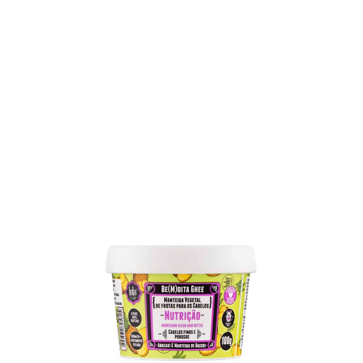 Lola from Rio Be(M)Dita Ghee Maschera Nutriente Abacaxi e Burro de Bacuri 100 GR - 100 GR