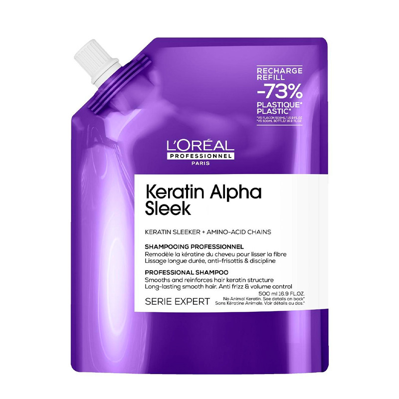 Loreal Professionnel Shampoo Keratin Alpha Sleek Shampoo Shampoo trattamento alla cheratina