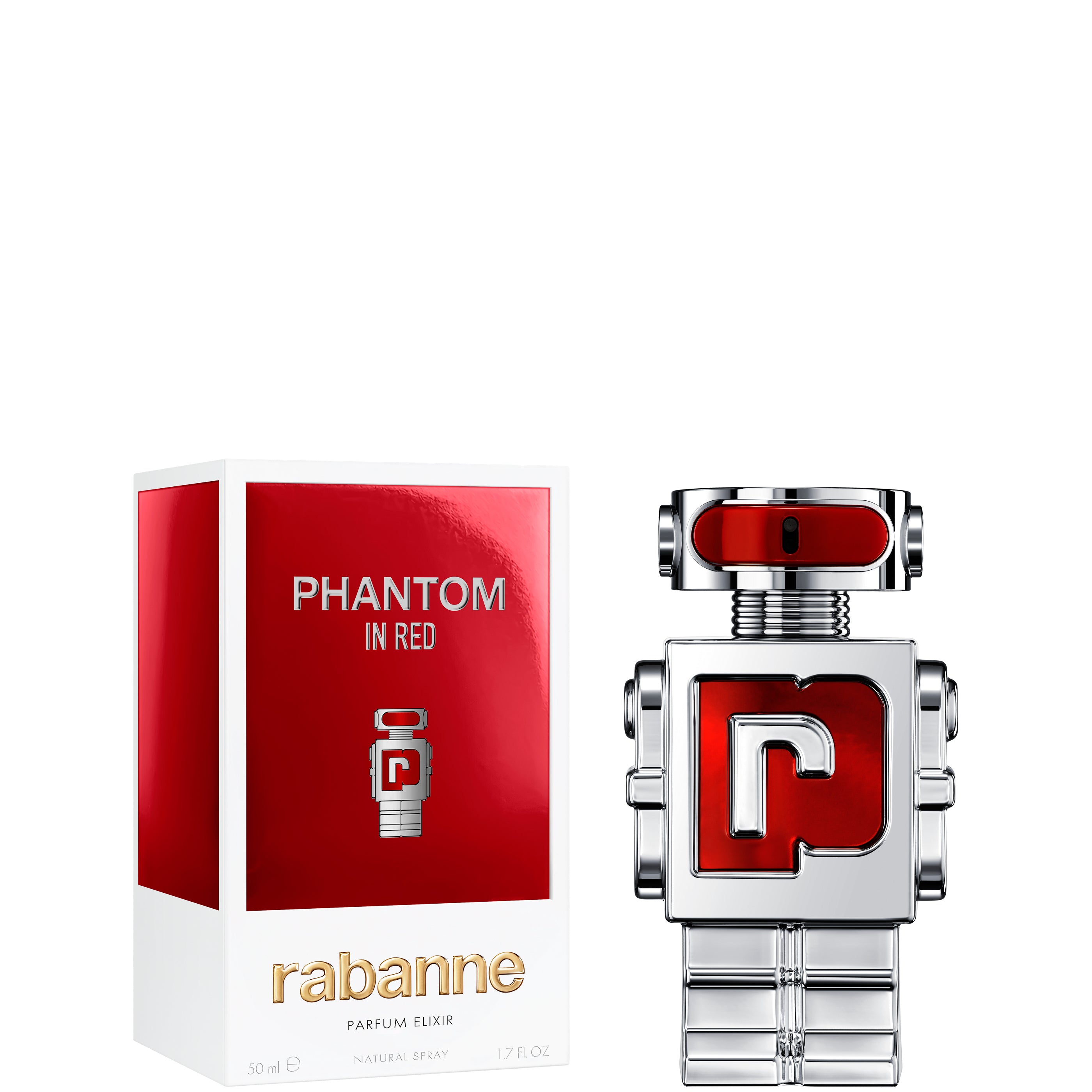 Rabanne Phantom in Red Parfum Elixir - 50 ML
