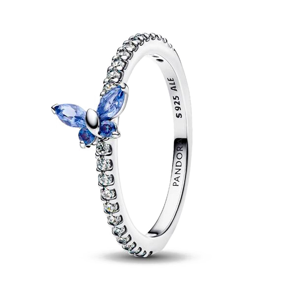 Pandora Anelli Anello largo con farfalla brillante 194269C01