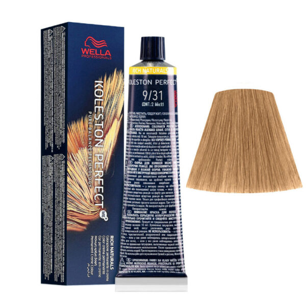 Wella Koleston Perfect - 9/31 Biondo Chiarissimo Dorato Cenere