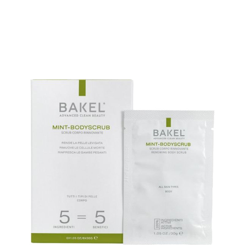 Bakel MINT-BODYSCRUB Scrub corpo rinnovante 6 X 30 gr - 6 X 30 gr