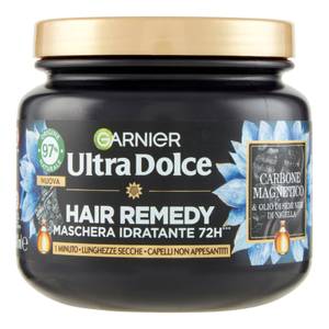 Ultra Dolce Hair Remedy Maschera Per Capelli Idratante 72h Carbone Magnetico 340 ml