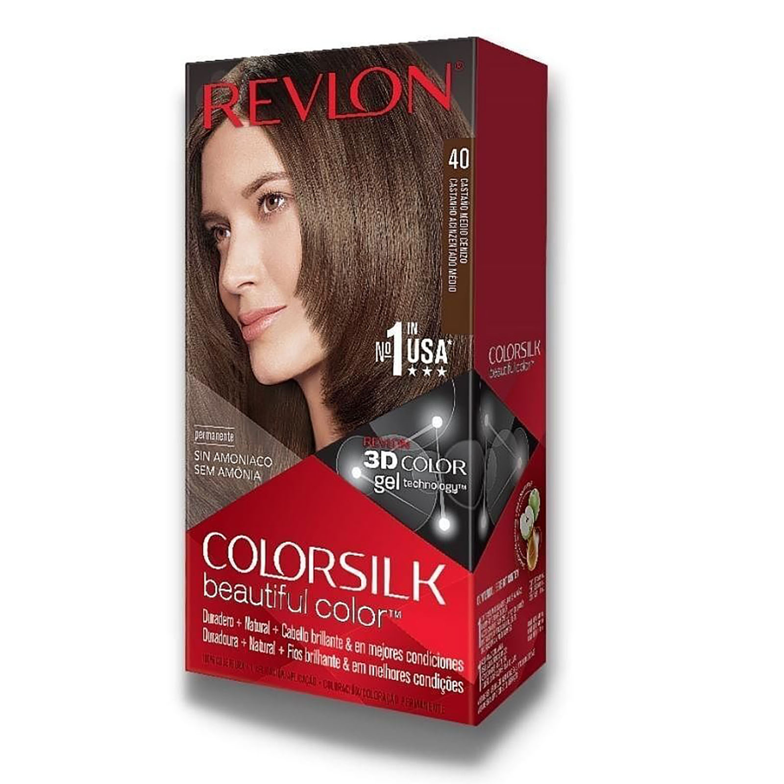 Colorsilk - Tinta Per Capelli 40 Medium Ash Brown