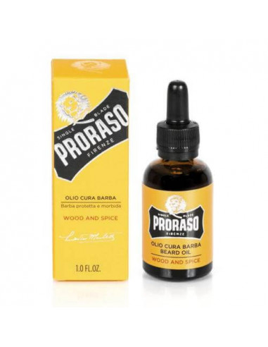 Proraso Olio Cura Barba Wood and Spice - 30 ml