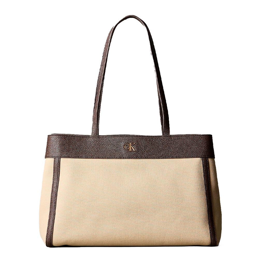 Calvin Klein Jeans Borse da donna, articoli da toeletta e valigie CK BOLSO LV04F3503G XSJ TU CANVAS MEDIUM KHAKI