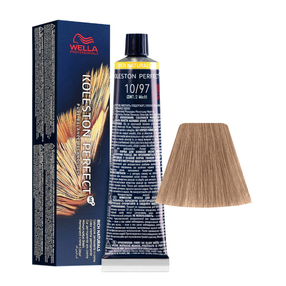 Wella Koleston 10/97 - Biondo Platino Cendrè Sabbia