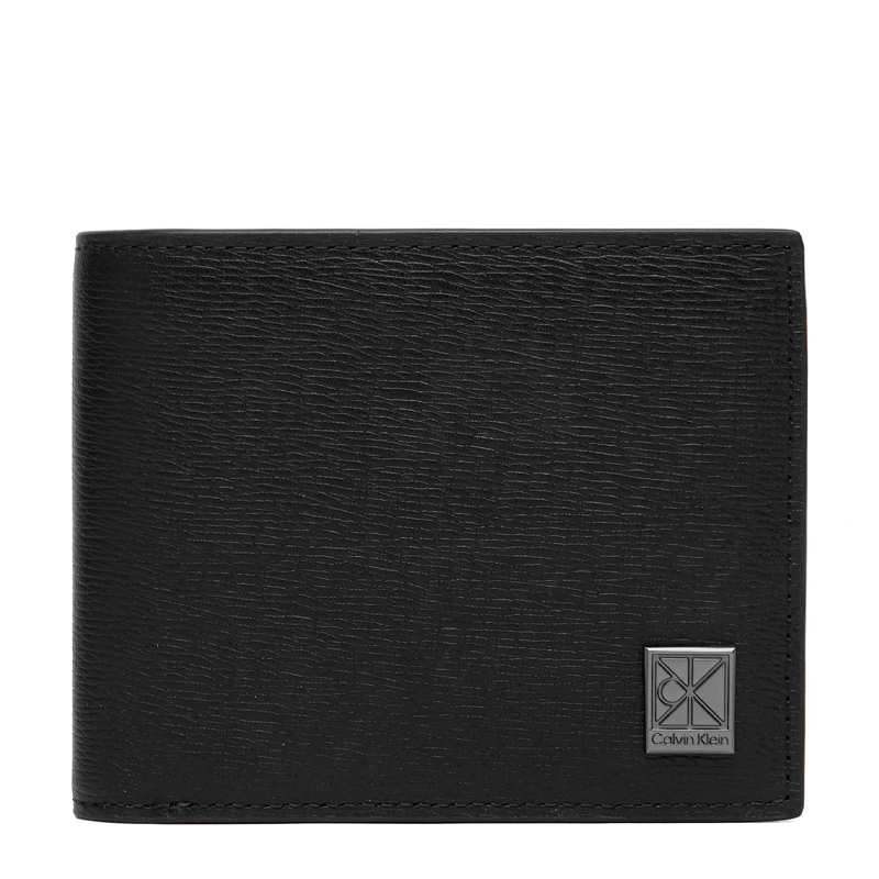 Calvin Klein Jeans Portafogli e portamonete da donna Portafoglio a due ante con texture e logo a emblema.