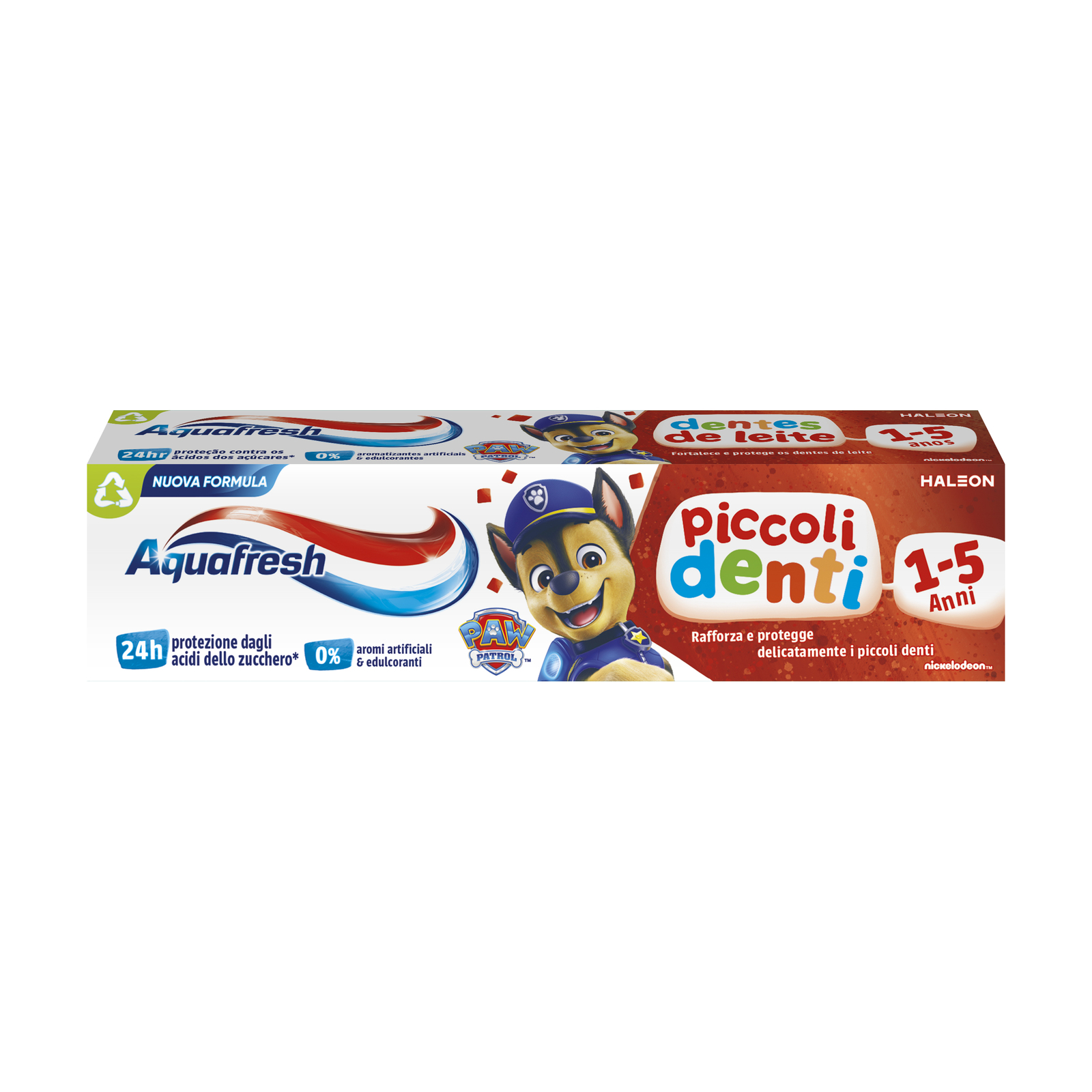 Dentifricio Igiene Orale Bambini 1-5 Anni Protegge Dalle Carie Menta 50 ml
